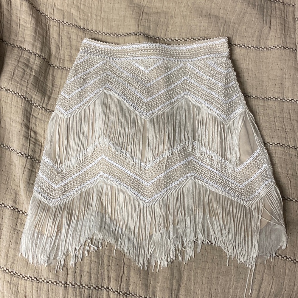 LuLu’s “Soirée of the Decade” Fringe/Beaded/Sequins Skirt